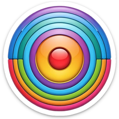 The TV Globo logo represents the Earth viewed through a television screen, symbolizing the global reach of television, with its iconic design featuring concentric circles and a central cutout, evolving over time with different colors as a rainbow sticker