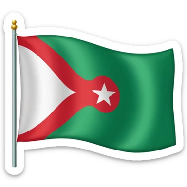Somaliland flag emoji, waving sticker