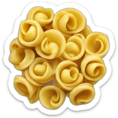 Plate with Tortellini sticker