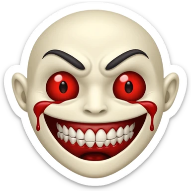 Vampiro pegando fogo sticker