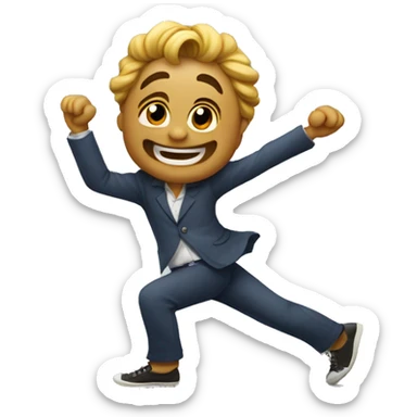 Diente de leon bailando  sticker