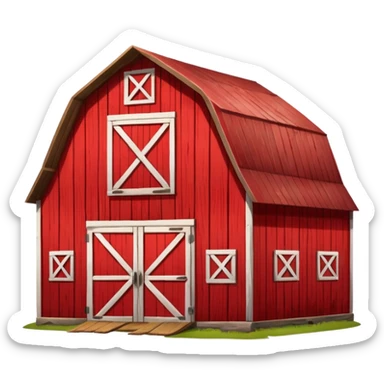 a farm barn sticker