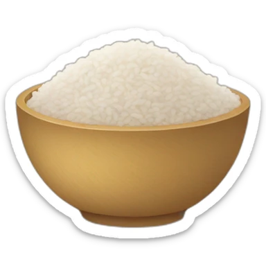 rice eating rice sticker