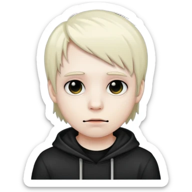 emo kid saying 67 sticker