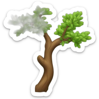Branch tree sticker