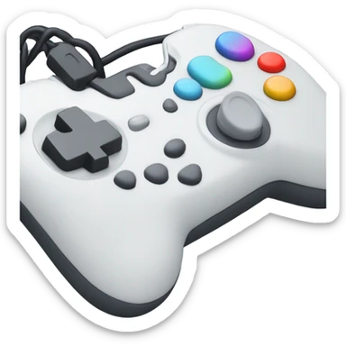 Video game controller sticker