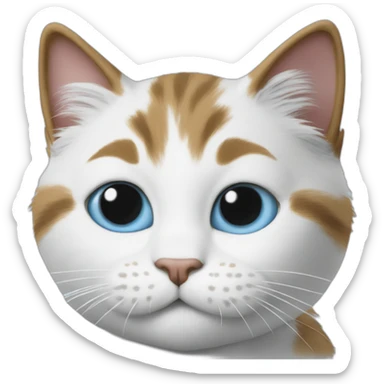 smurf cat meme we live we love we lie sticker