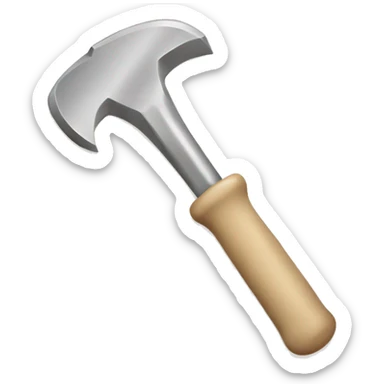 Beige tools sticker