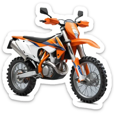 Motocross ktm sticker