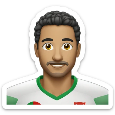 algeria hero man sticker