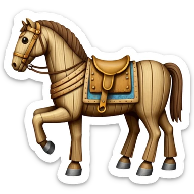 trojan sticker