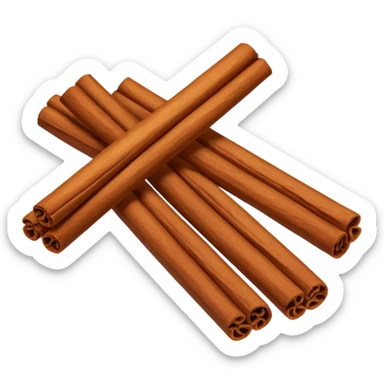 2 Cinnamon sticks sticker