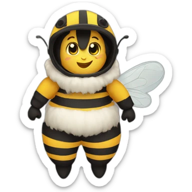 boo bees sticker