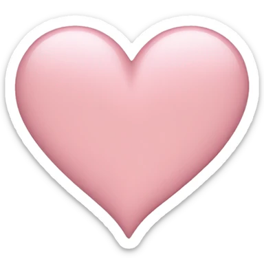pastel pink iphone emoji heart sticker