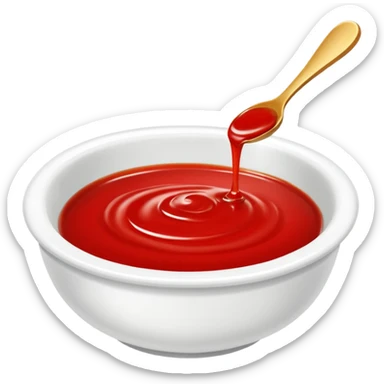 Sweet and hot dipping sauce  sticker