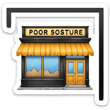 Poor Store  sticker