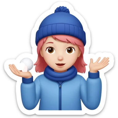 a kid playing snowball
























































 sticker