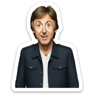 paul mccartney sticker