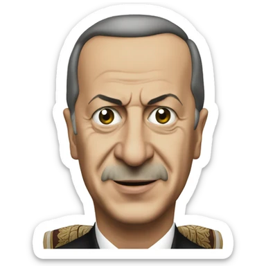 tayyip erdogan saying eyvallah sticker