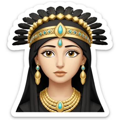 Isis from Egyptian Gods sticker