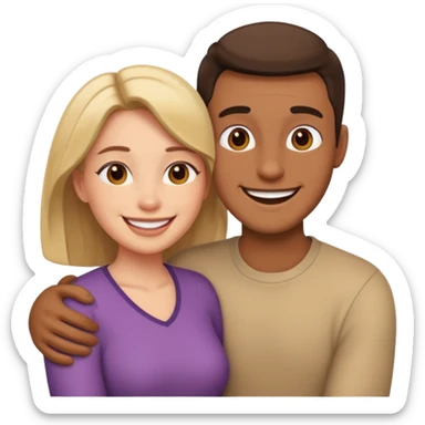 abrazar a mi papa mama sticker