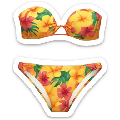 hawaiian bikini sticker