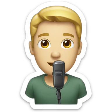 Portabil mocrofon sticker