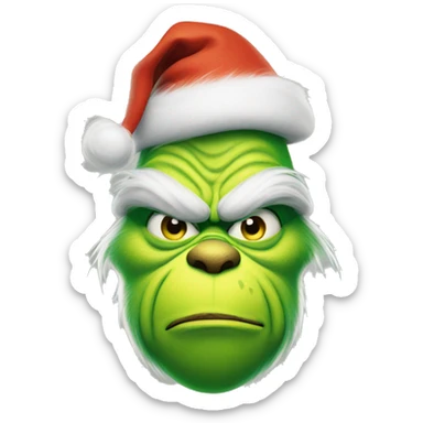 Grinch sticker