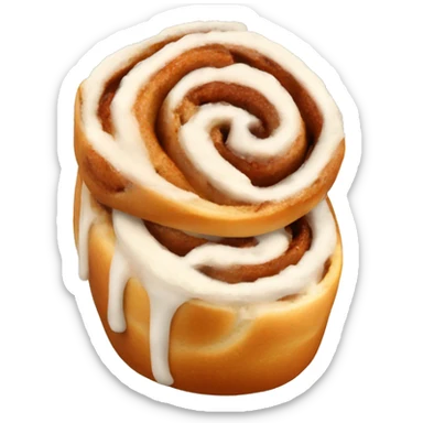 fresh cinnamon roll sticker