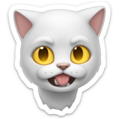 phantom meowscles farting sticker