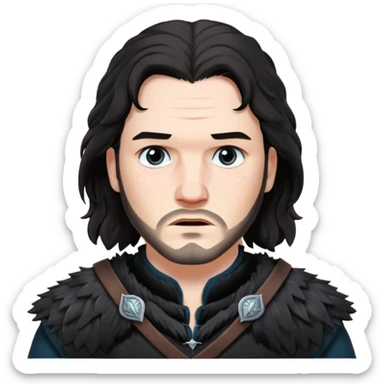 jon snow sticker