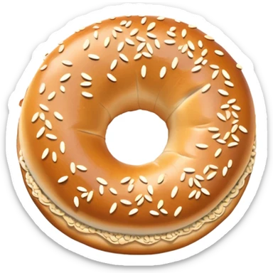 Bagel sticker