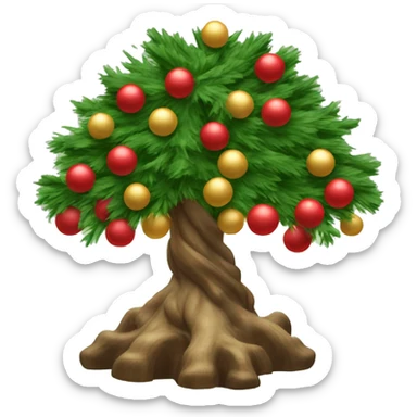 Albero di Natale con le palline  sticker