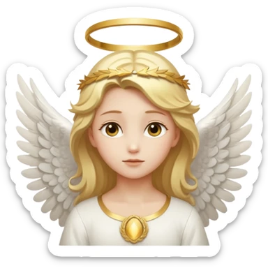 Angel from Christian Gods sticker