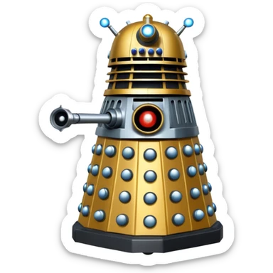 60s dalek sticker