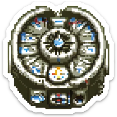 broken aircraft engine sticker