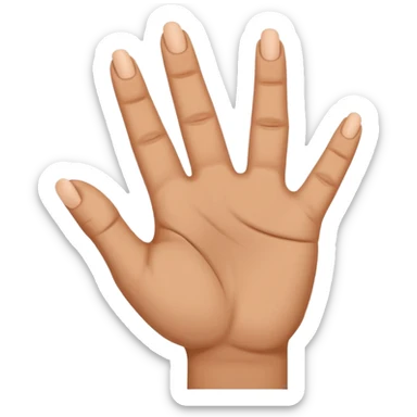 american sign language alphabet A sticker