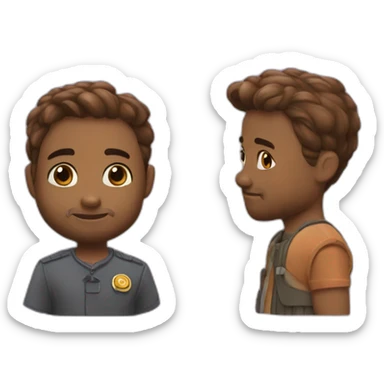 Pip et pop tibere loutre sticker