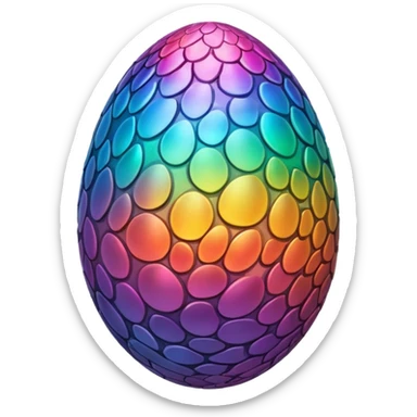 dragon egg sticker