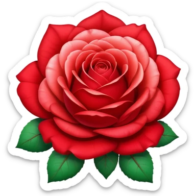  Colorshifting REALISTIC rose sticker