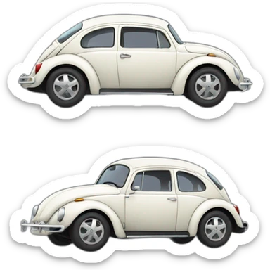 Beetle car sticker