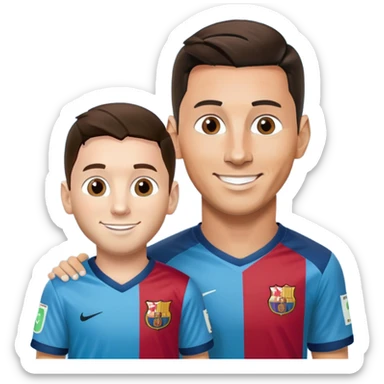 Lionel Messi And Cristiano Ronaldo sticker