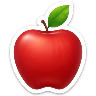 Manzana con el nombre de New York dentro sticker