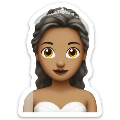 Wedding bride sticker