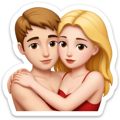 intimate moment between lovers sfw  sticker