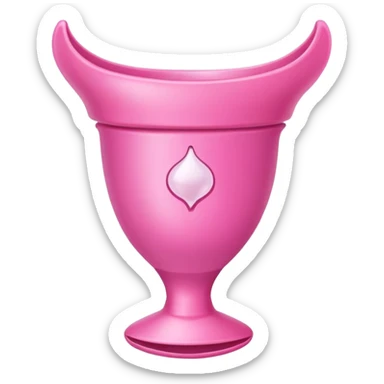 Menstrual cup sticker