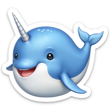 narwhal emoji sticker