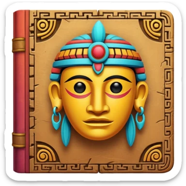 aztec book sticker