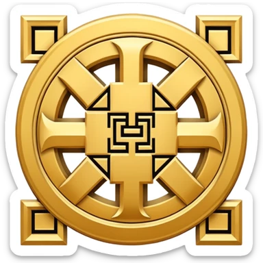 Hindu swastika sticker