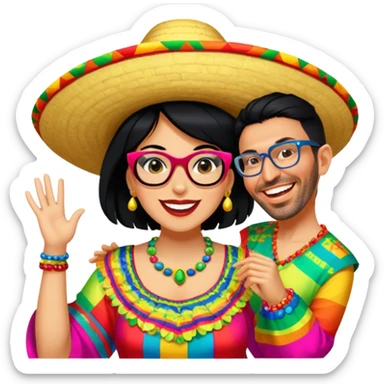 Joyful Reveler sticker